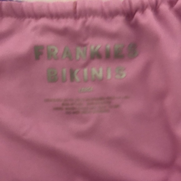 Francesca String Thong Bikini Bottom Watercolor Floral - Picture 3 of 4